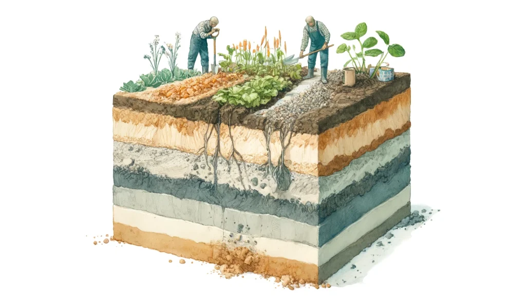 粘土質土壌の問題点とその対策